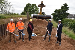Bau des Ableitungssystems in Esch beginnt