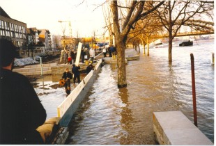 Bild Hochwasser - 08.02.1980 / 9.31m