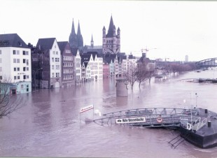 Bild Hochwasser - 30.05.1983 / 9.96m