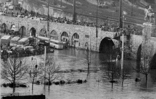 Bild Hochwasser - 15.12.1966 / 8.39m