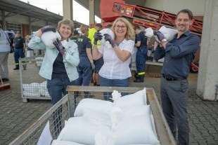 Jährliche Hochwasserschutzübung – StEB Köln probten mit Freiwilligen für den Ernstfall