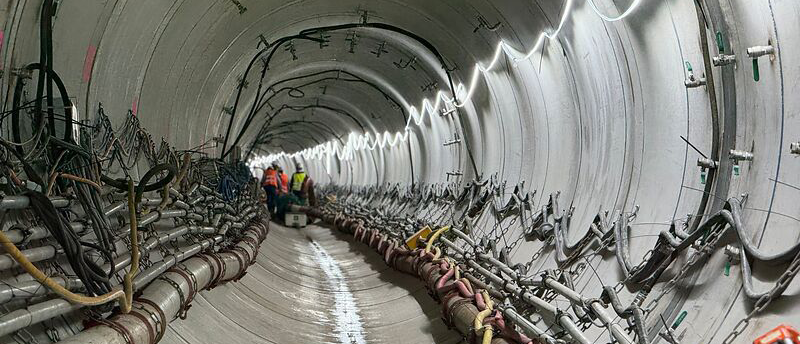 Blick in das Dükerrohr