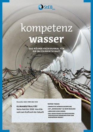 Neue Ausgabe von kompetenz wasser - Nachhaltige Stadtentwicklung und Netto-Null-Ziel in der Wasserwirtschaft